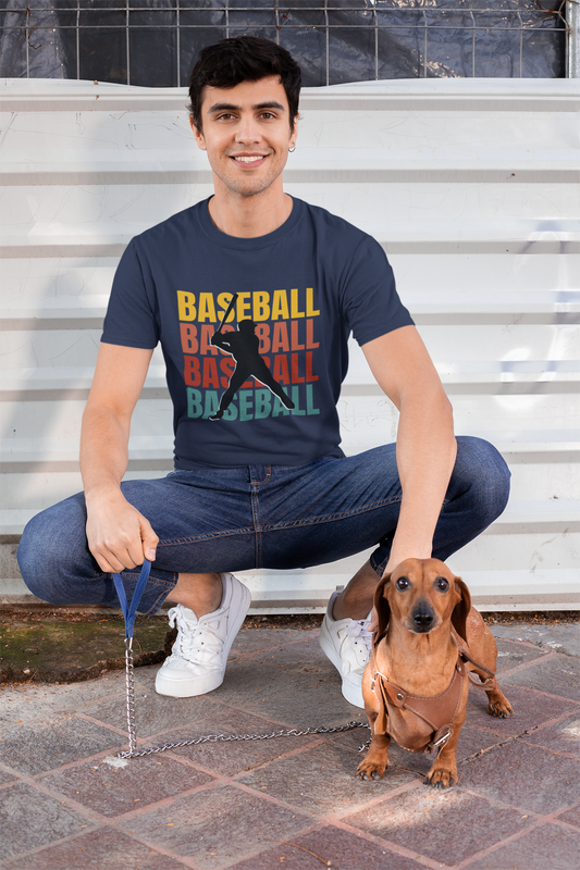 Baseball Lover Unisex Tee, Soft Sports Shirt, Gift for Athletes, Casual Wear, Baseball Fan Apparel, Sports Day T-Shirt