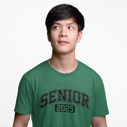 Senior 2025 Unisex Jersey Tee, Graduation Shirt, Class of 2025 Apparel, Senior Year T-Shirt, Back to School Top