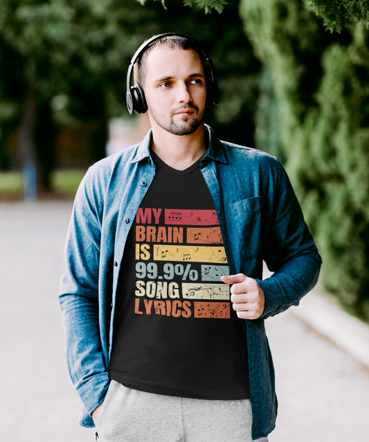 Song Lyrics Unisex Tee, Music Lover Shirt, Gift for Musicians, Funny T-Shirt, Song Lyric Apparel