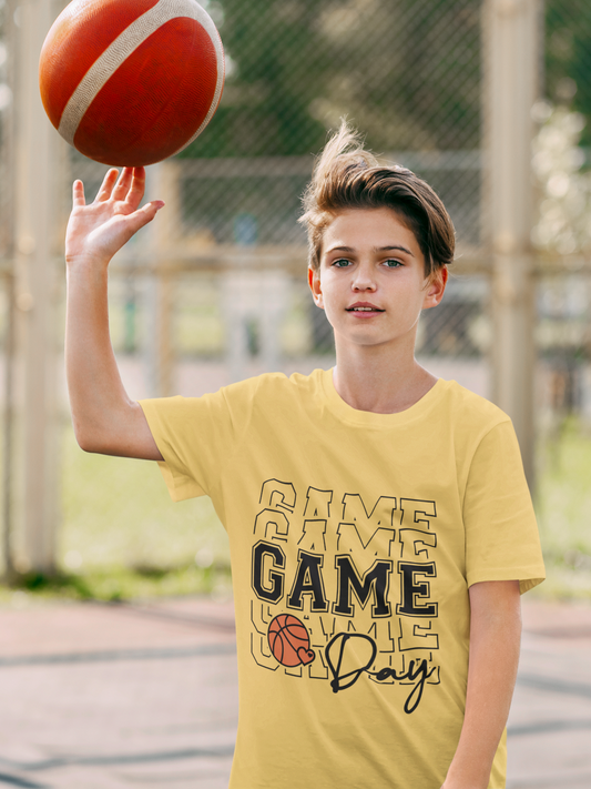 Basketball Game Day Tee, Sports T-Shirt, Unisex Athletic Shirt, Gift for Fans, College Game Day Apparel