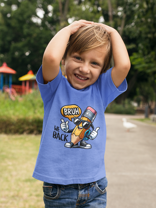 Cool Youth Tee with Fun Pencil Graphic - Perfect for Back to School
