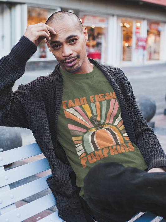 Farm Fresh Pumpkins Long Sleeve Tee
