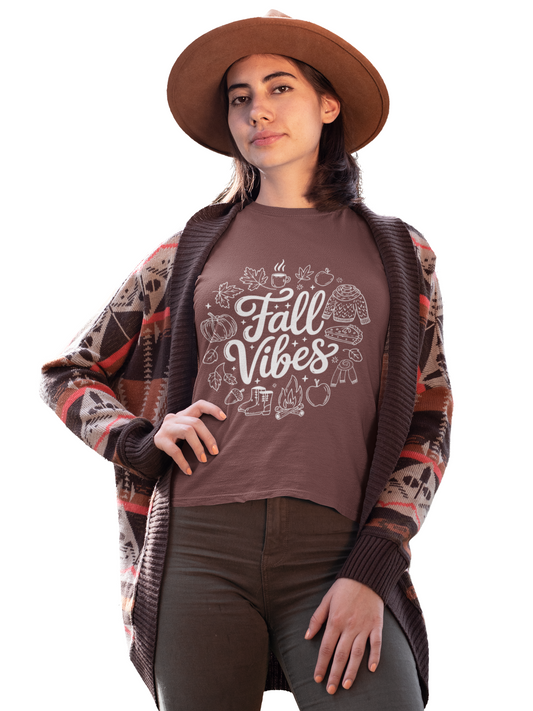 Fall Vibes Unisex Tee - Cozy Autumn T-shirt