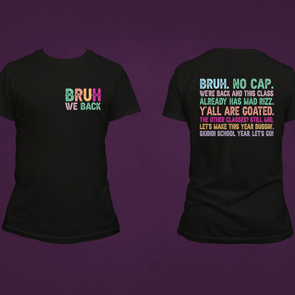 Back to School Funny No Cap Unisex Tee