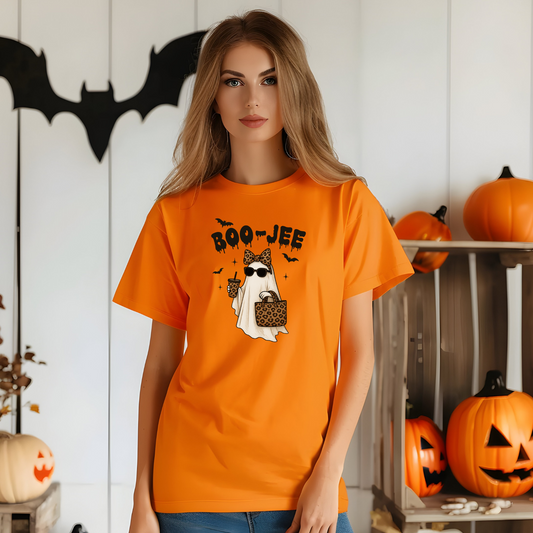 Boo-Jee Ghost Tee, Unisex Halloween Shirt