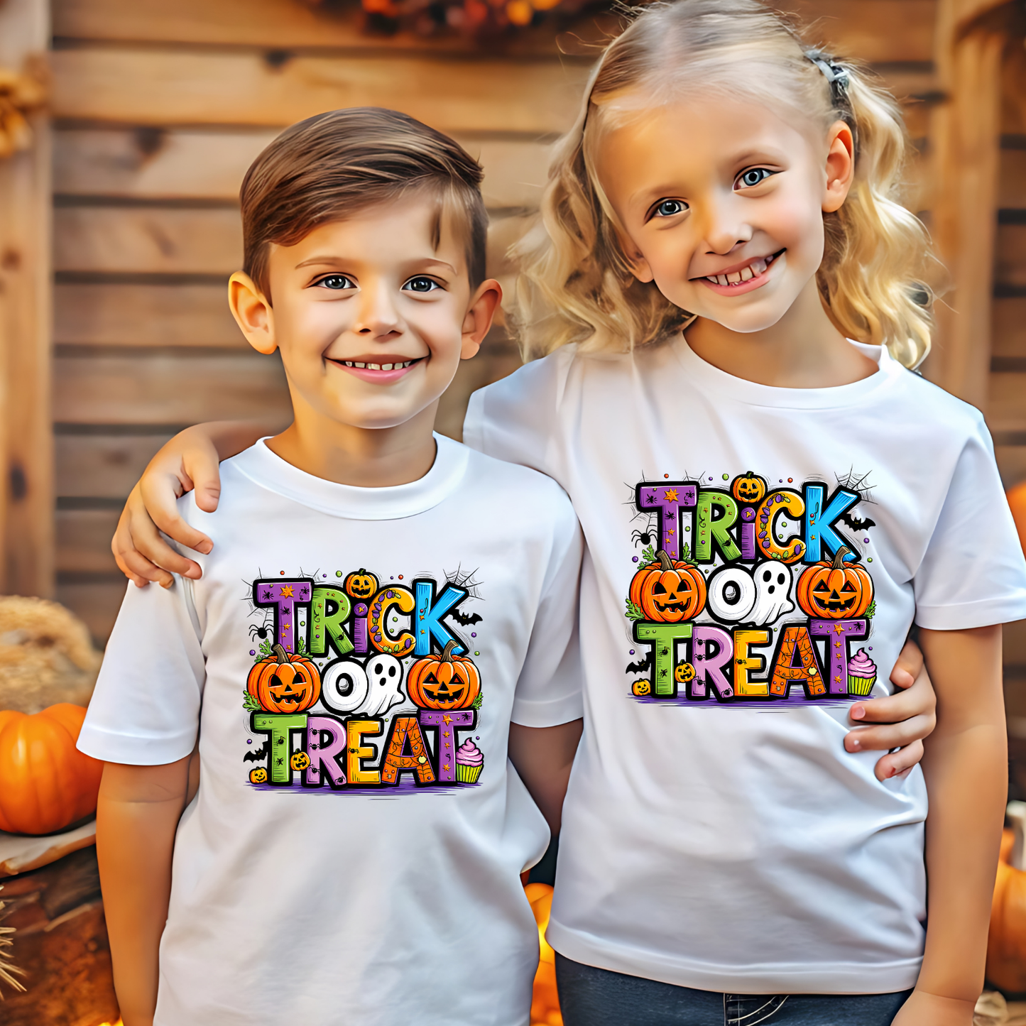 Halloween Youth Short Sleeve Tee, Trick or Treat