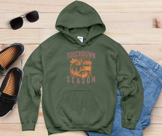 Touchdown Season Softstyle Fleece Hoodie