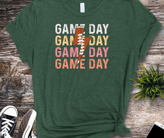 Game Day Lightning Unisex Short Sleeve Tee