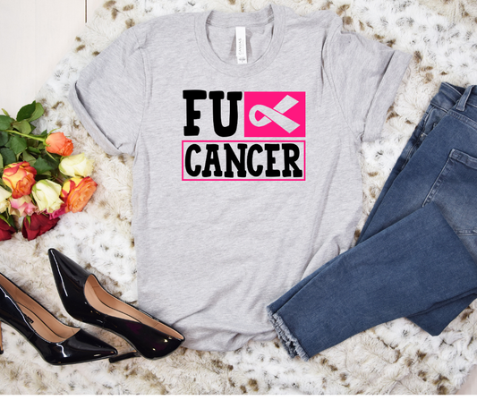 F*** Cancer Bella Canvas Tshirt