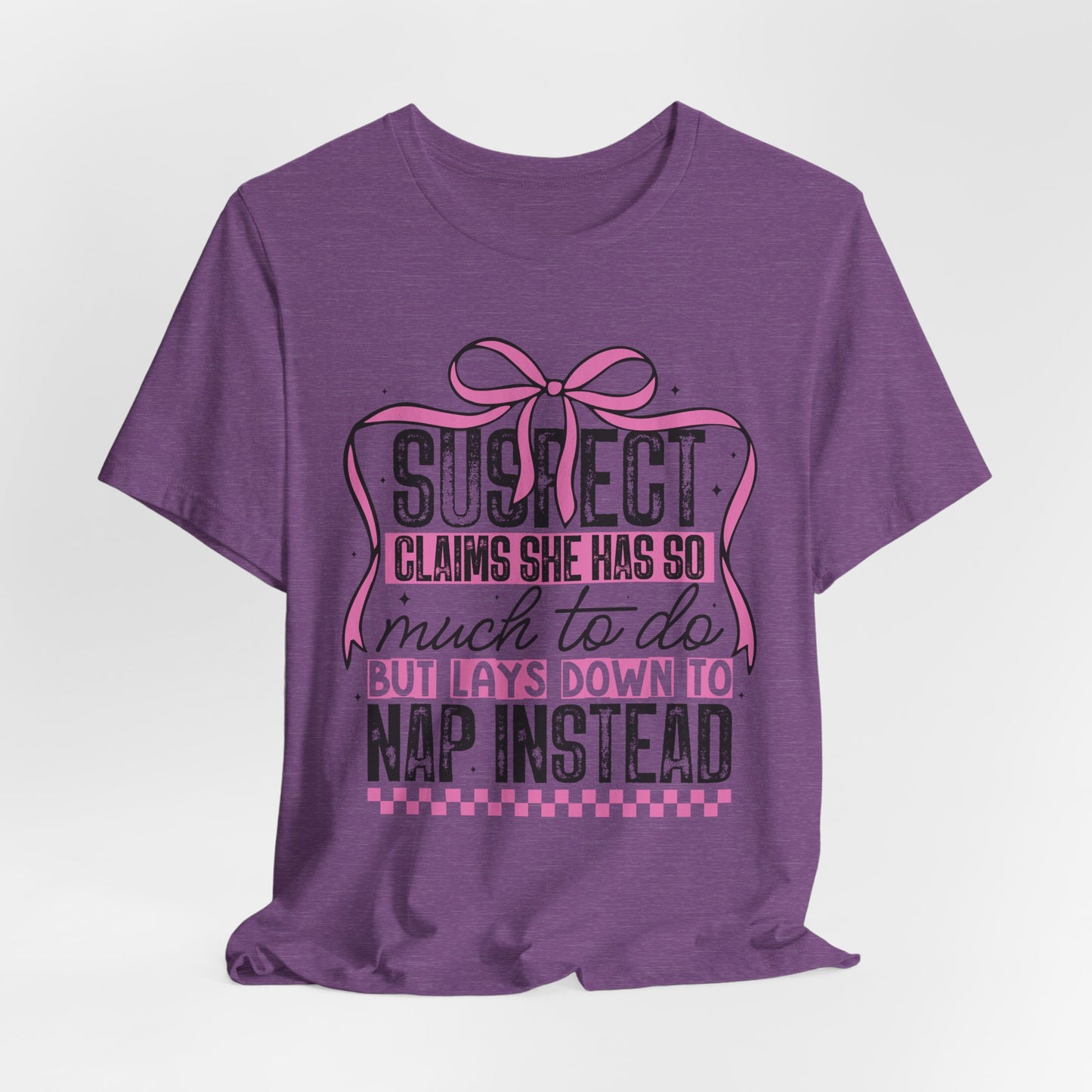 Funny Nap Instead Tee, Unisex Jersey Short Sleeve Shirt