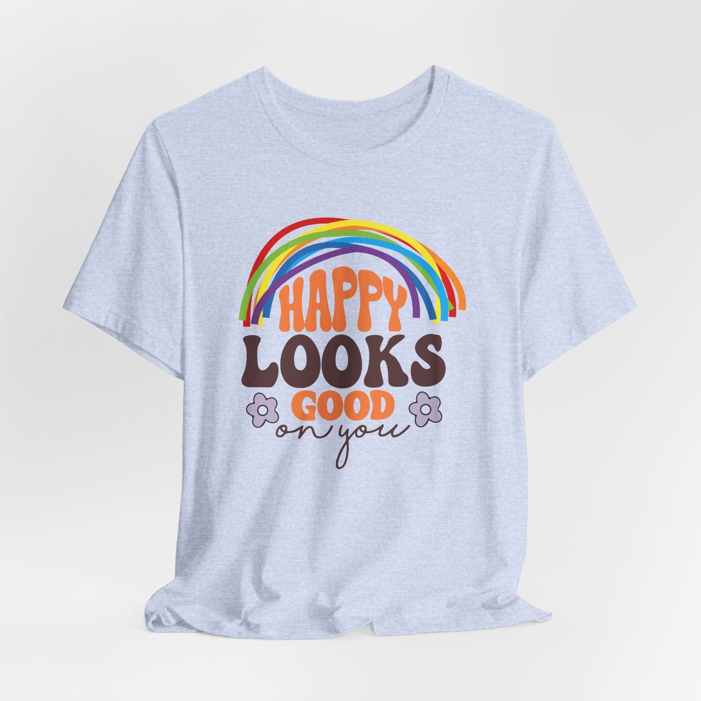 Happy Looks Good on You Tee - Unisex Jersey Short Sleeve T-Shirt for Positive Vibes and Joyful Celebrations