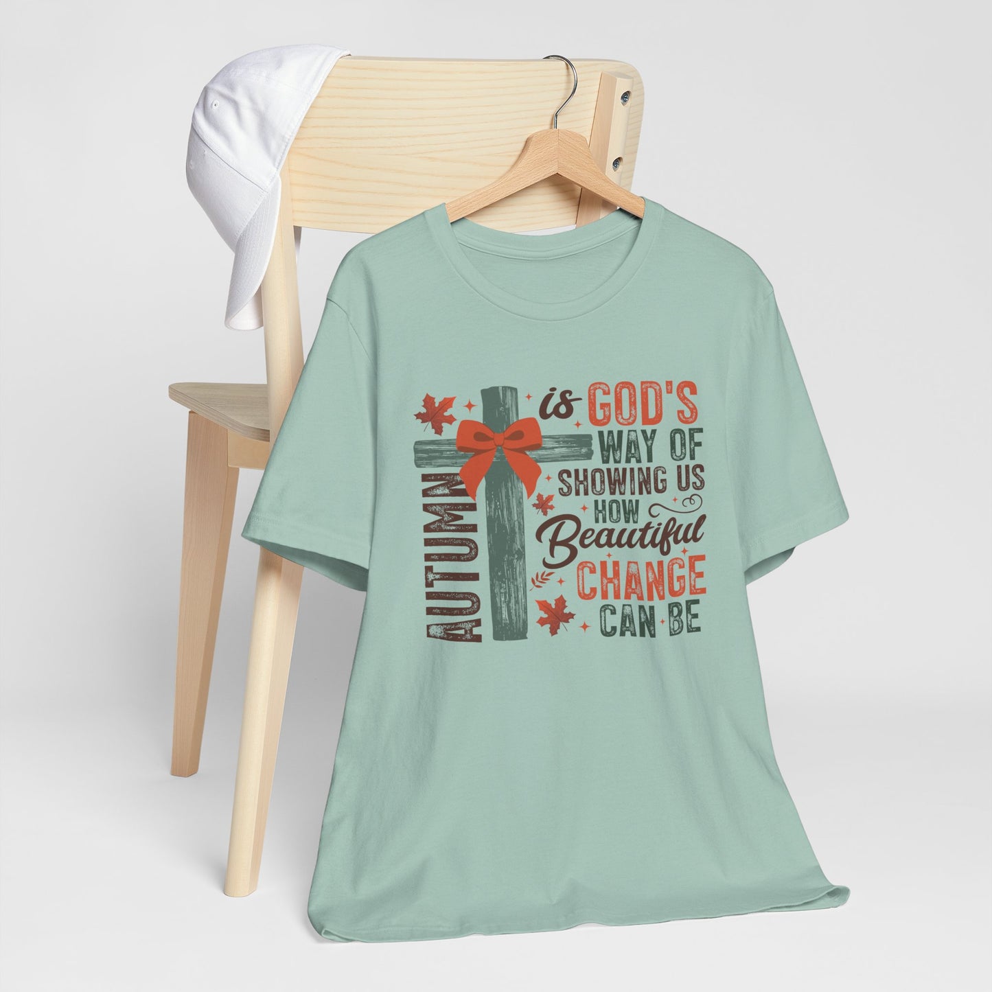 Autumn Faith Unisex Tee - God's Way Showcasing Beautiful Change