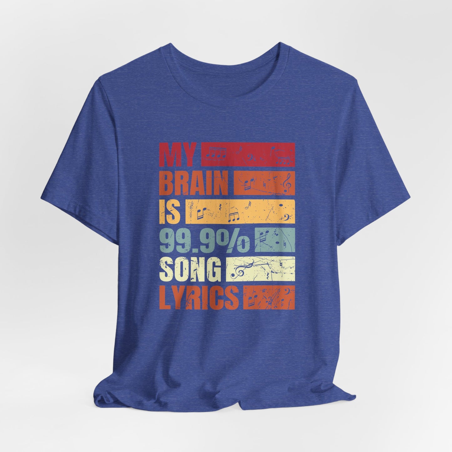 Song Lyrics Unisex Tee, Music Lover Shirt, Gift for Musicians, Funny T-Shirt, Song Lyric Apparel