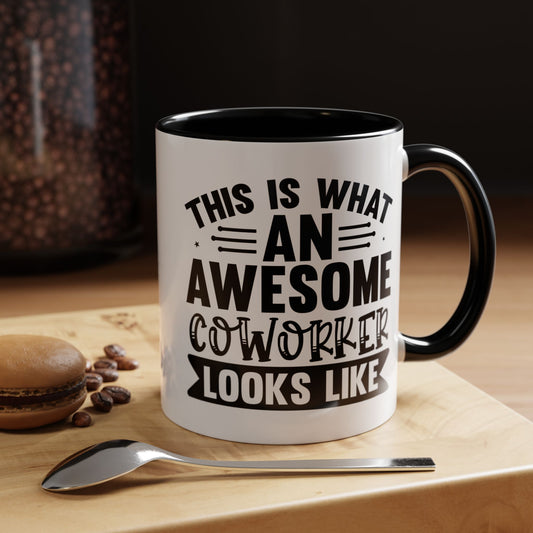 Awesome Coworker Accent Coffee Mug -11oz