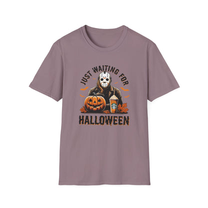 Just Waiting for Halloween Movie Graphic Tee, Unisex Softstyle T-Shirt