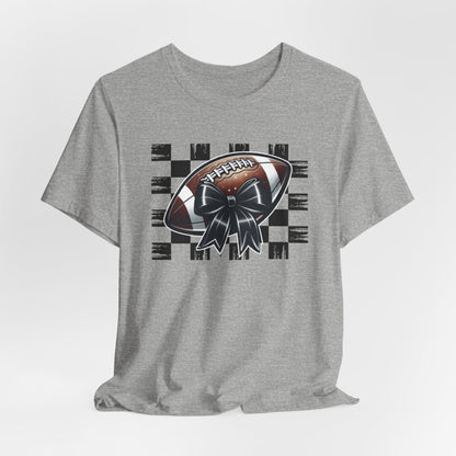 Football Checkered Pattern Tee
