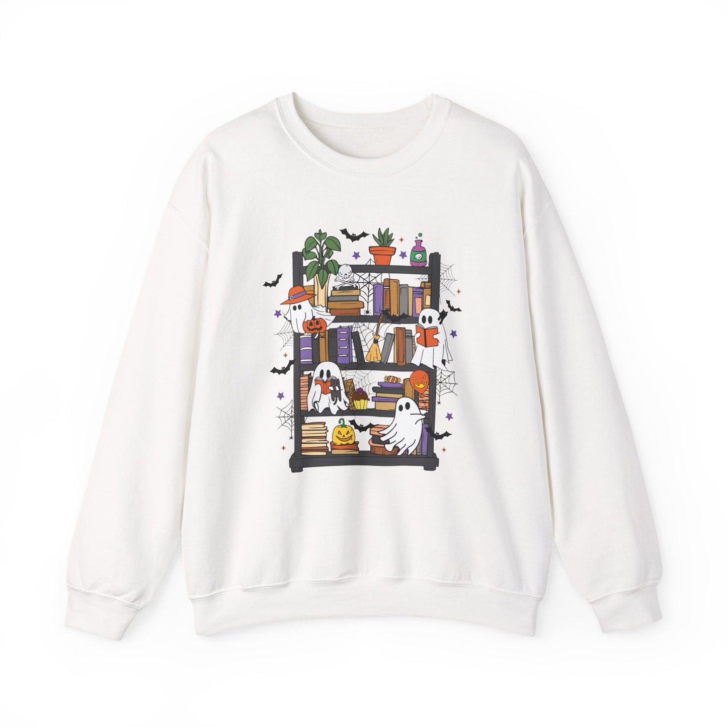 Ghost Library Gildan Crewneck Sweatshirt