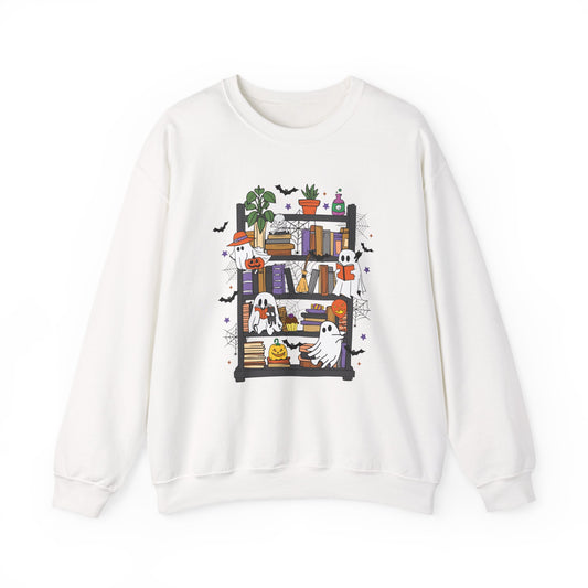 Ghost Library Gildan Crewneck Sweatshirt