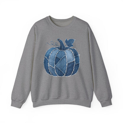 Denim Pumpkin Gildan Crewneck