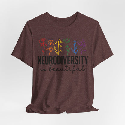 Neurodiversity is Beautiful Tee - Unisex Short Sleeve T-Shirt
