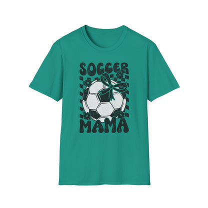 Soccer Mama Checkered Bella Canvas Tee