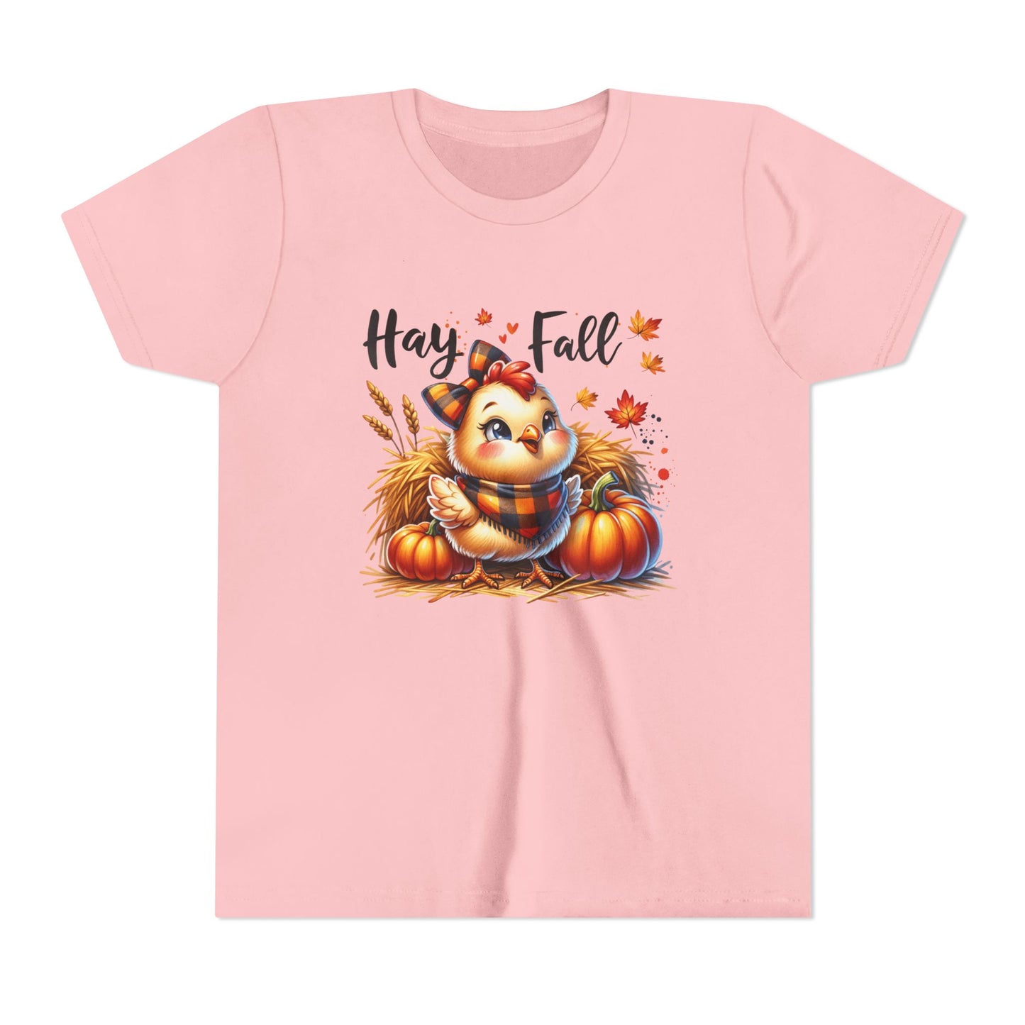 Hay Fall! Chick- Bella Canvas Youth tshirt