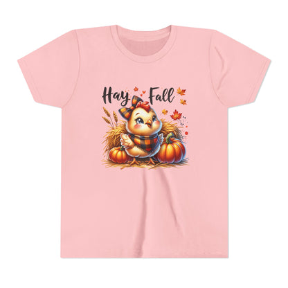 Hay Fall! Chick- Bella Canvas Youth tshirt