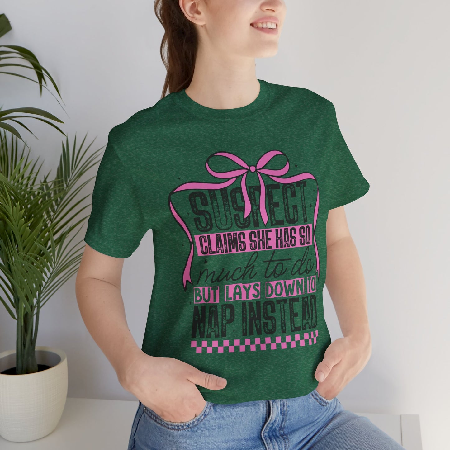 Funny Nap Instead Tee, Unisex Jersey Short Sleeve Shirt