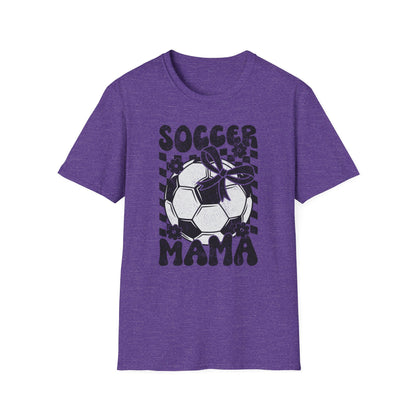 Soccer Mama Checkered Bella Canvas Tee