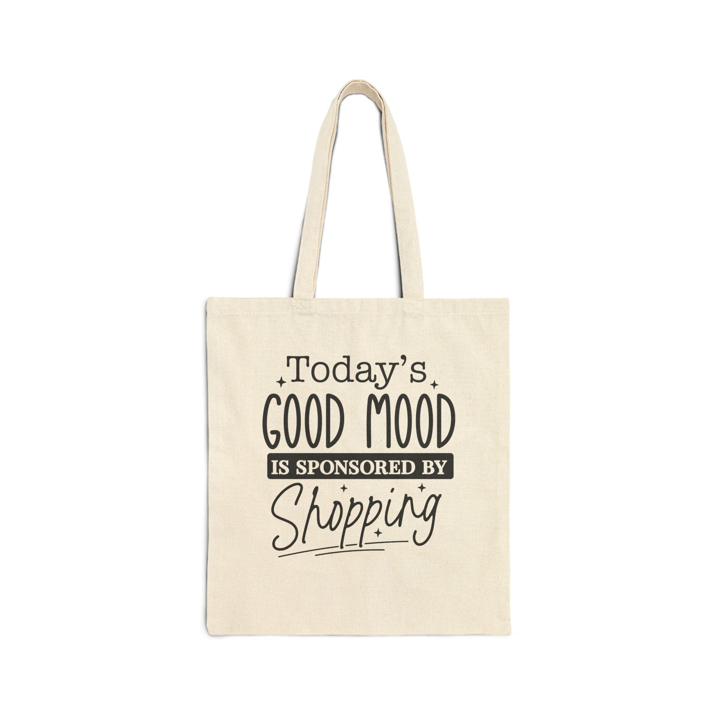 Shopping Mood Canvas Tote Bag