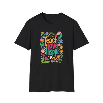 Teach Love Inspire Gildan Softstyle Tshirt