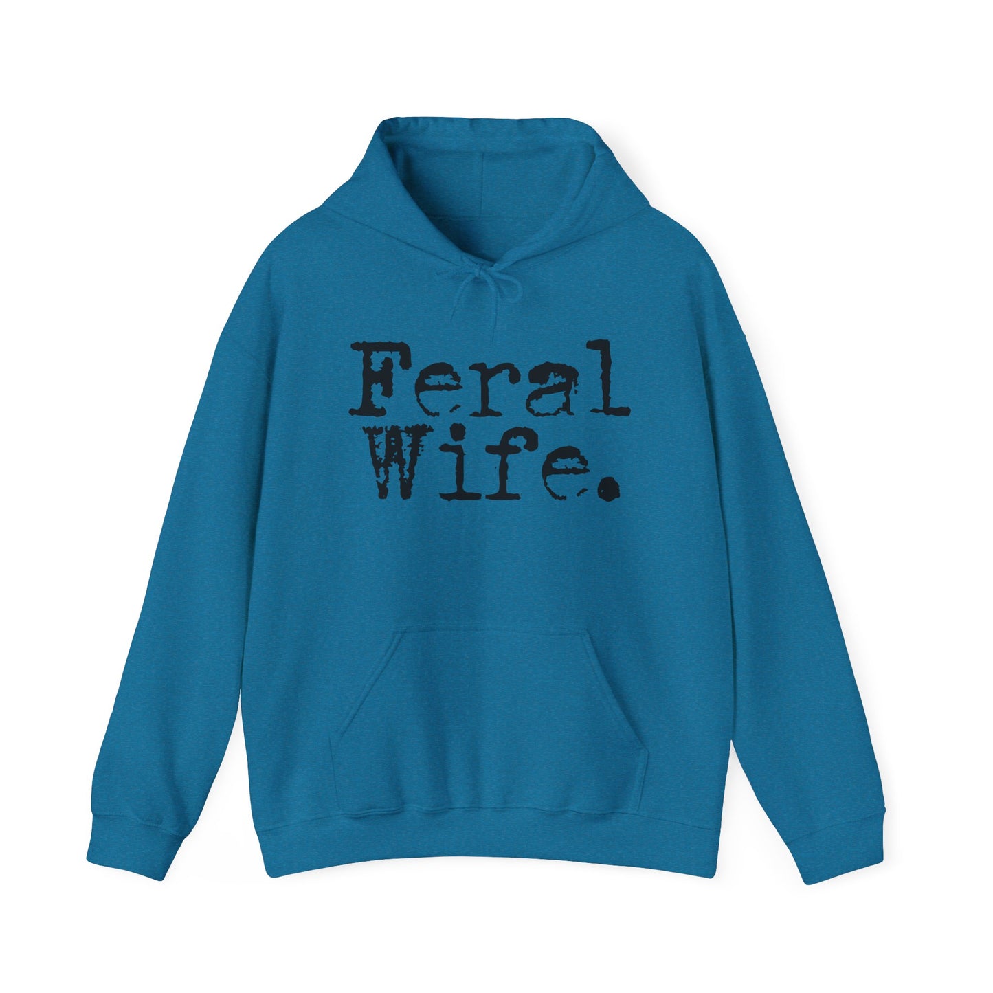 Feral Wife Hoodie - Unisex Heavy Blend™ Sweatshirt for Casual Style