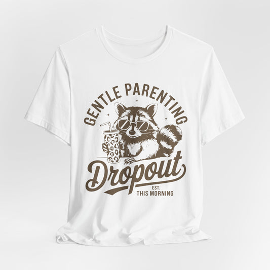 Gentle Parenting Raccoon Tee - Unisex Jersey Short Sleeve T-Shirt