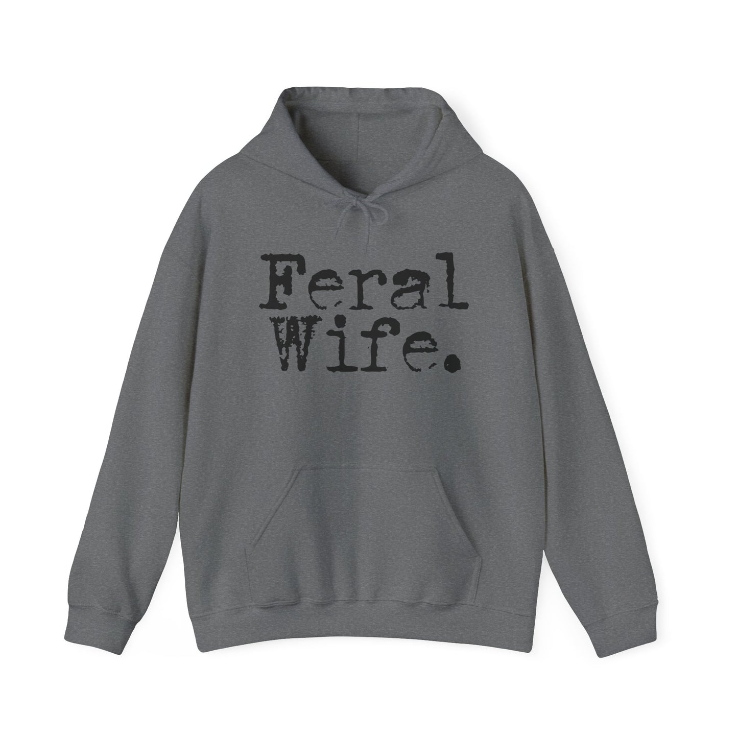 Feral Wife Hoodie - Unisex Heavy Blend™ Sweatshirt for Casual Style