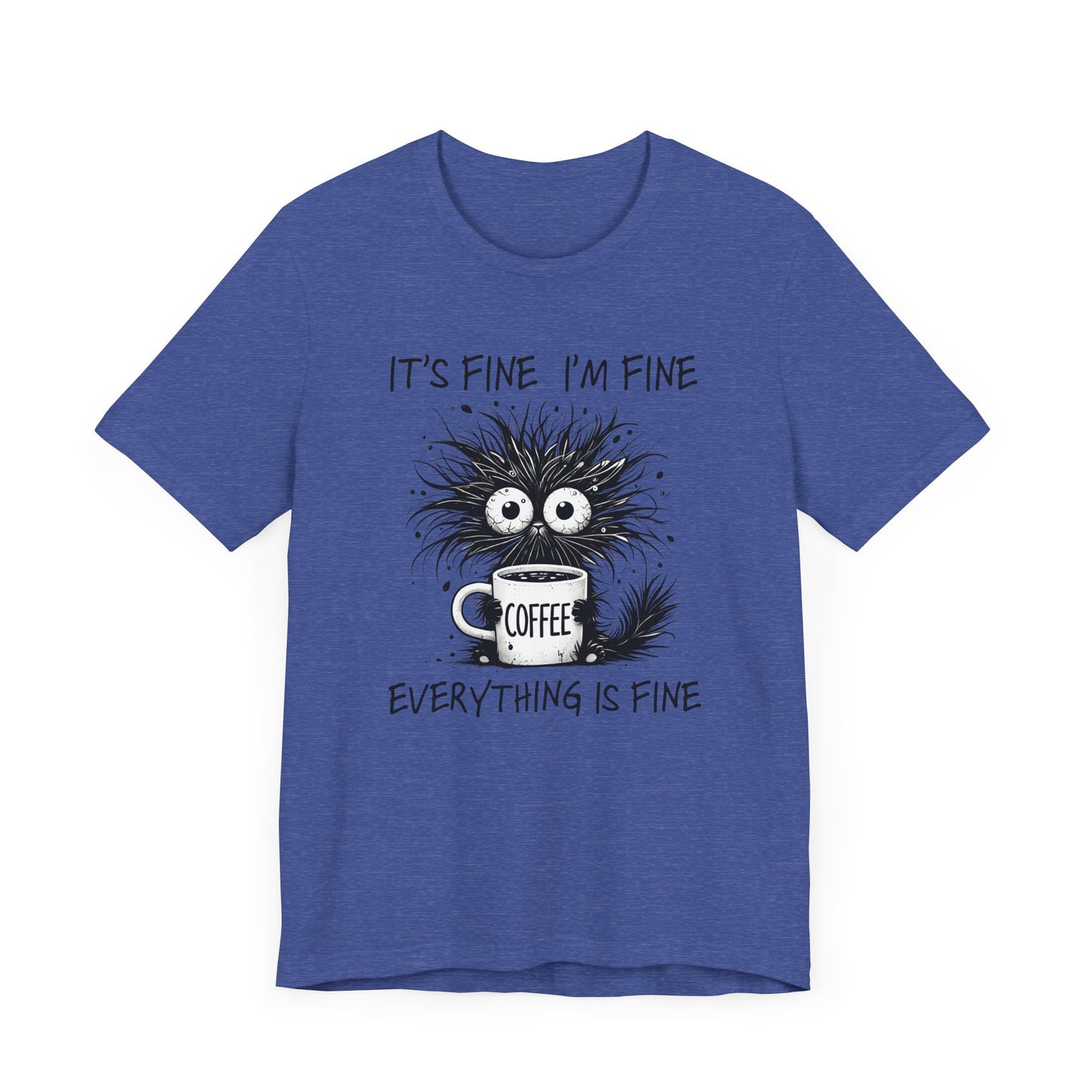 Funny Coffee Lover's Tee, Unisex Jersey Shirt, Casual Humor Tee, Gift for Coffee Enthusiasts, Sarcastic Coffee Top, Coffee Addict Outfit