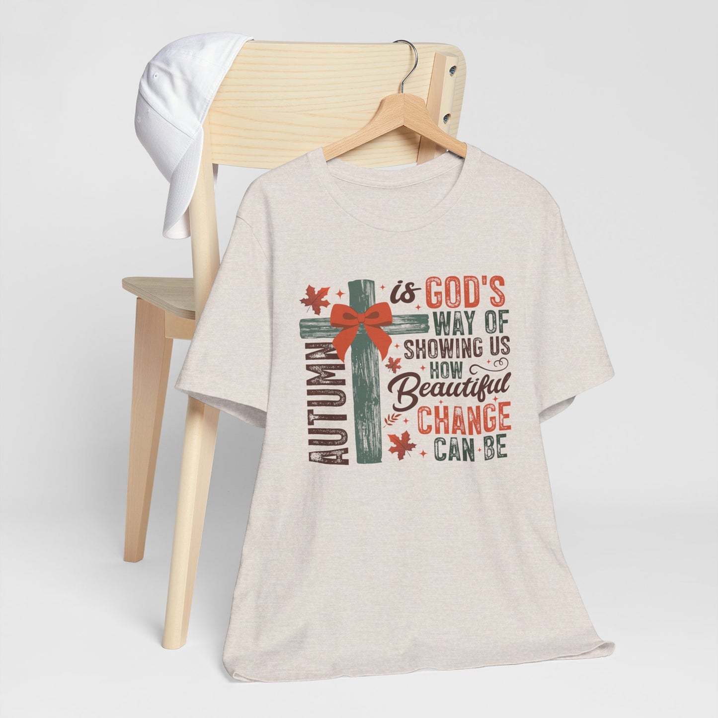 Autumn Faith Unisex Tee - God's Way Showcasing Beautiful Change