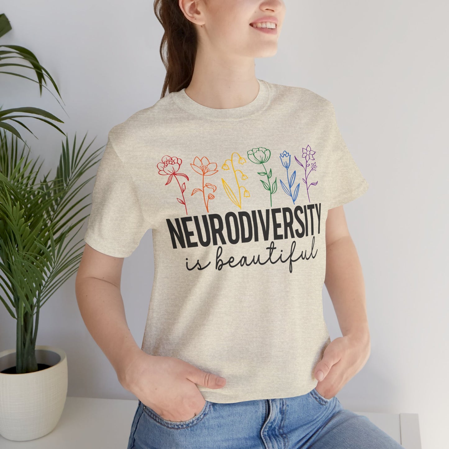 Neurodiversity is Beautiful Tee - Unisex Short Sleeve T-Shirt