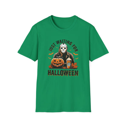 Just Waiting for Halloween Movie Graphic Tee, Unisex Softstyle T-Shirt
