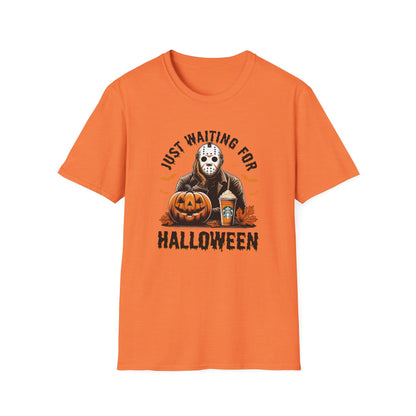 Just Waiting for Halloween Movie Graphic Tee, Unisex Softstyle T-Shirt