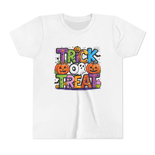 Halloween Youth Short Sleeve Tee, Trick or Treat