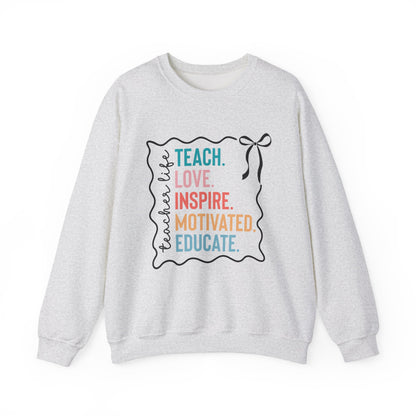 Teach Love Inspire Gildan Crewneck Sweatshirt