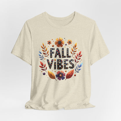 Floral Fall Vibes Bella Canvas Tshirt