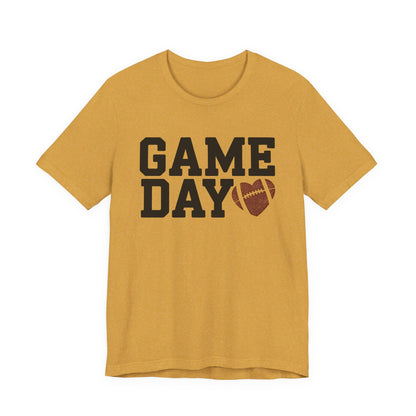 Game Day Football Heart Unisex Tee