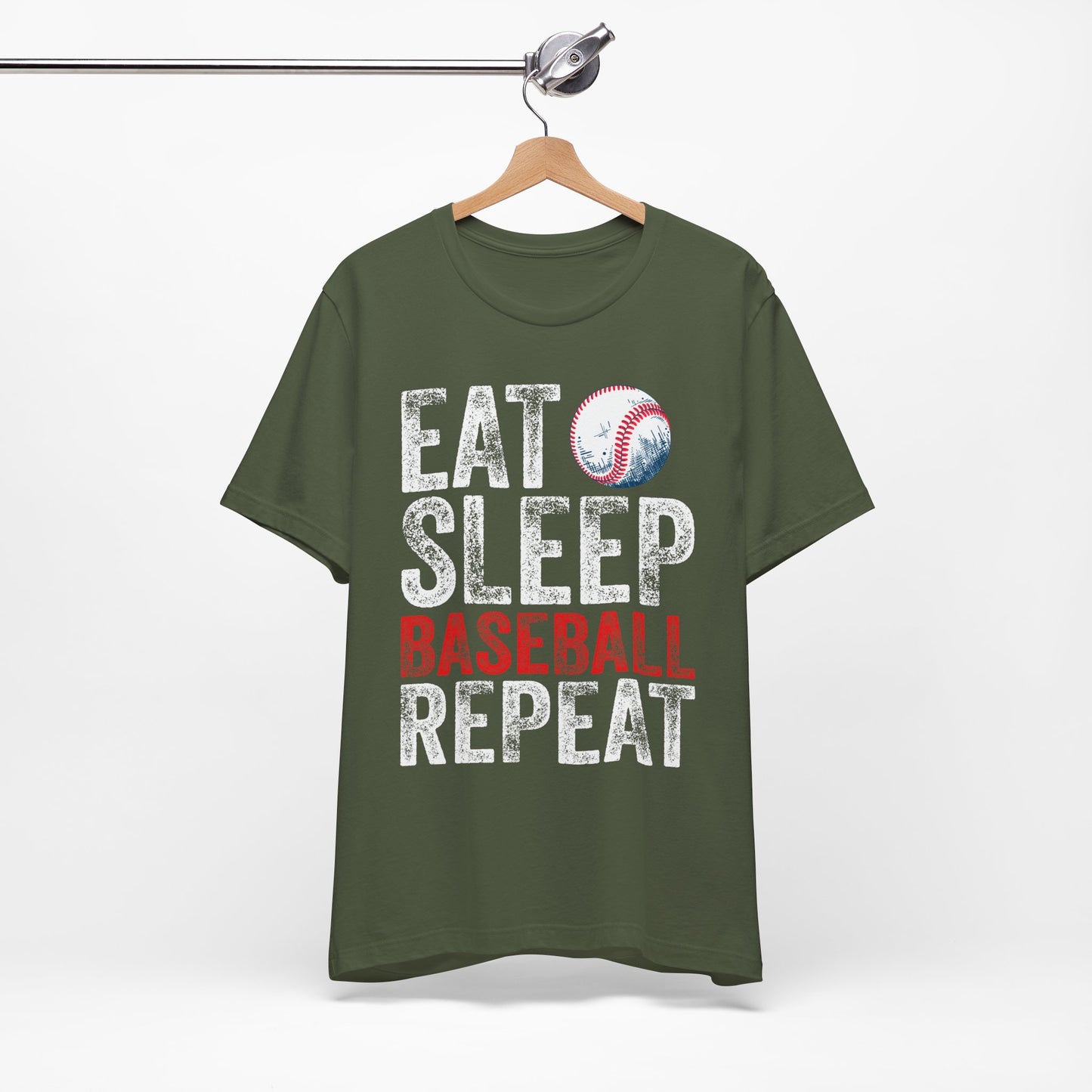 Eat Sleep Baseball Repeat Unisex Tee