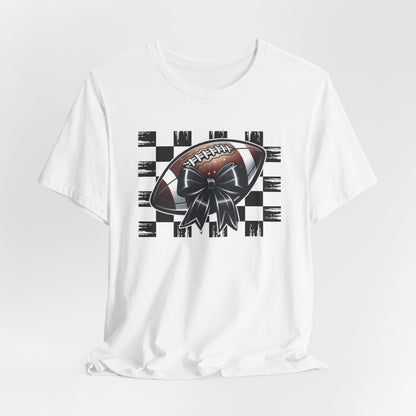 Football Checkered Pattern Tee