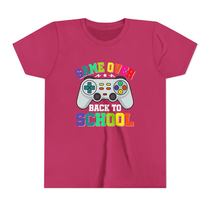 Game Over Back to School Tee for Kids