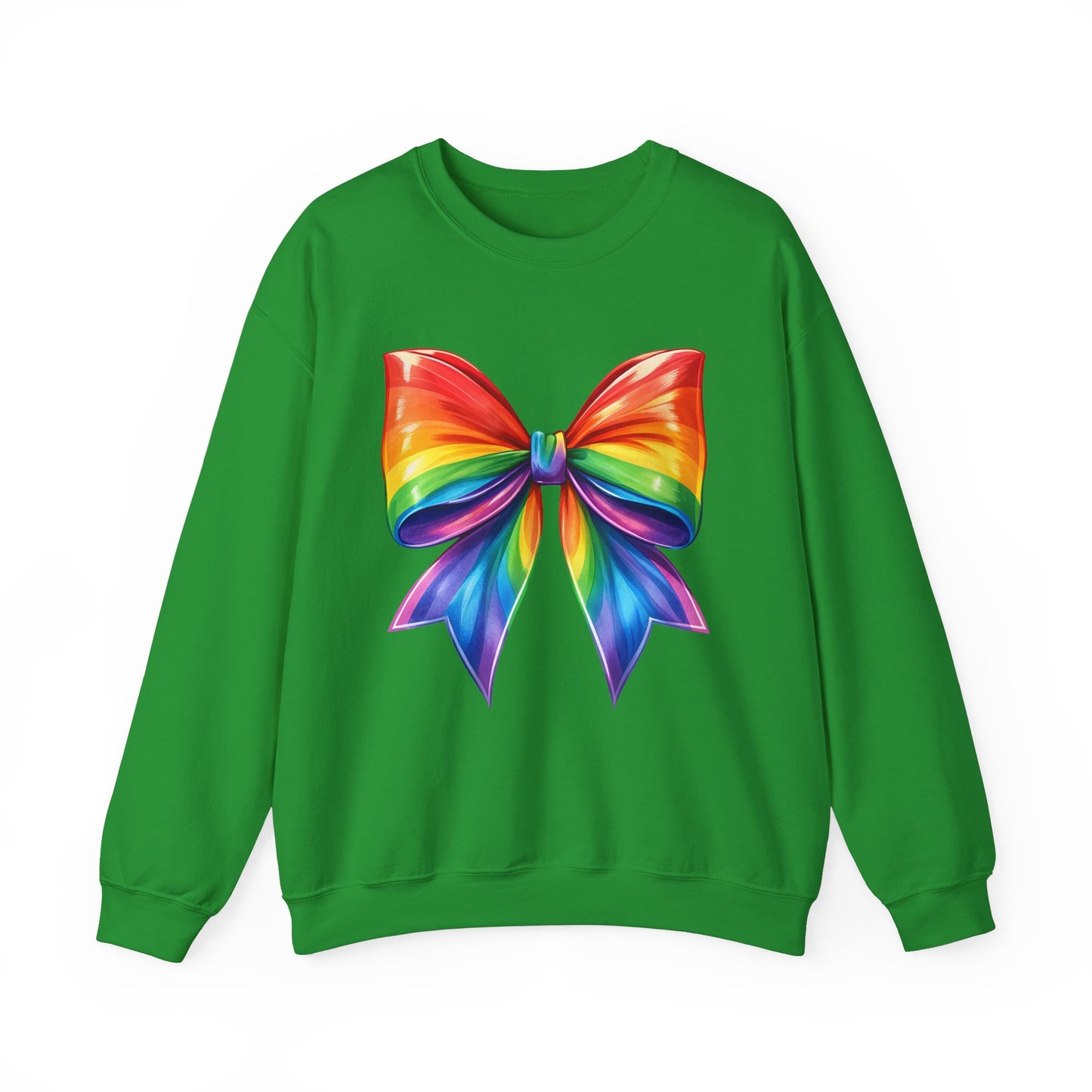 Pride Rainbow Bow Unisex Crewneck Sweatshirt