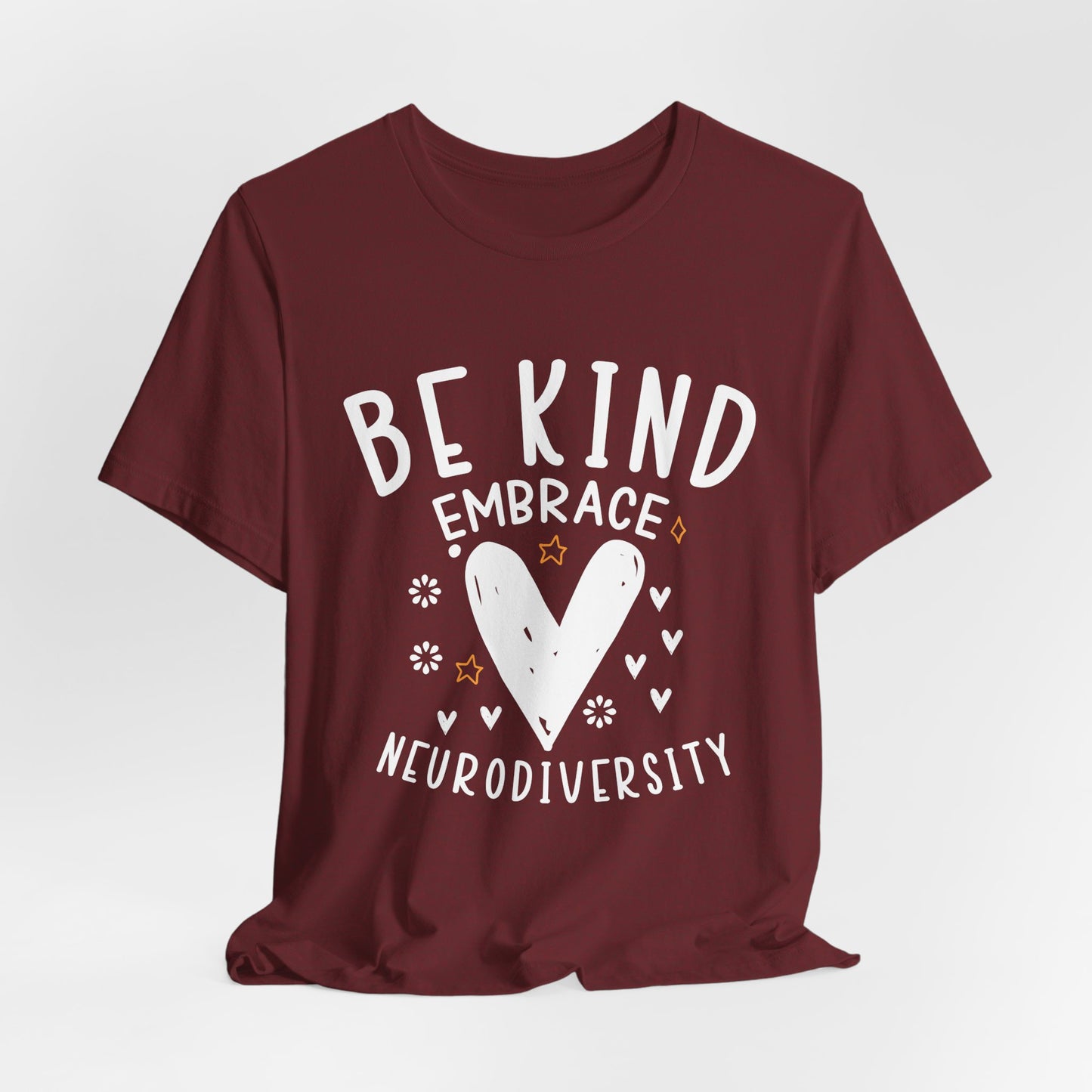 Be Kind Neurodiversity Tee - Unisex Short Sleeve Shirt
