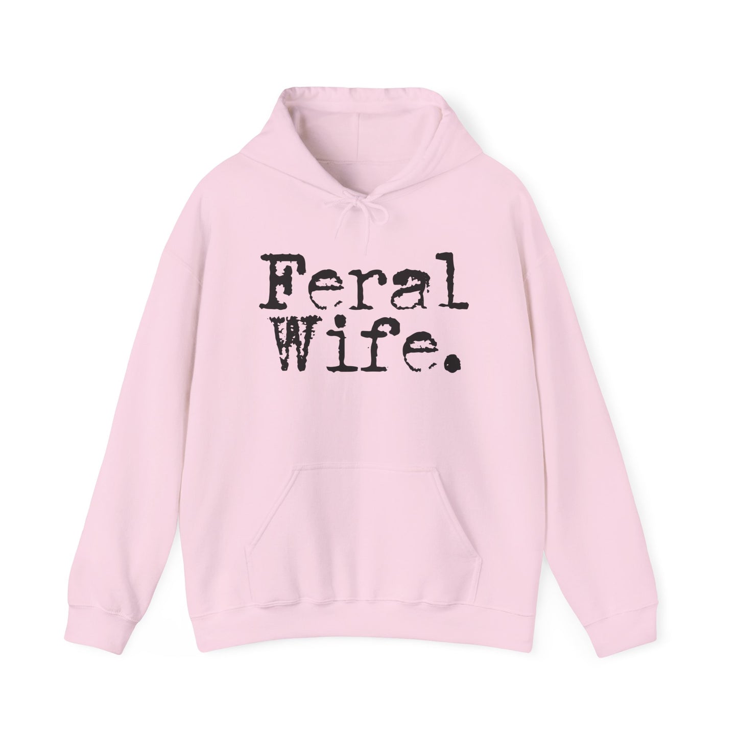 Feral Wife Hoodie - Unisex Heavy Blend™ Sweatshirt for Casual Style