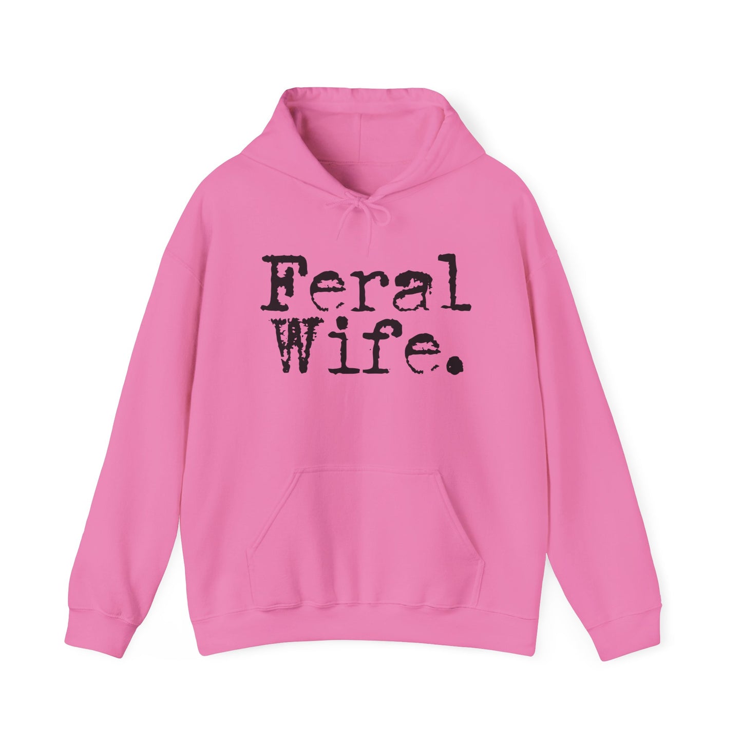 Feral Wife Hoodie - Unisex Heavy Blend™ Sweatshirt for Casual Style